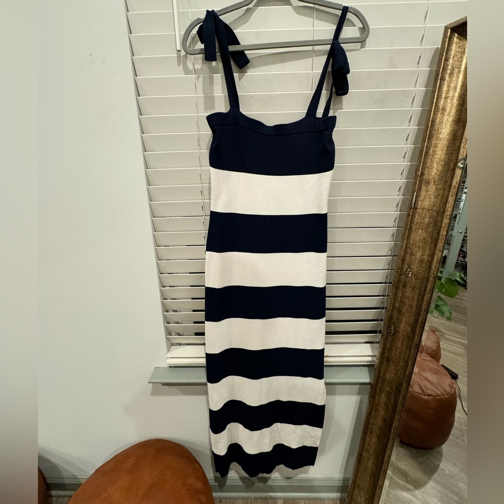 coastal striped dress
